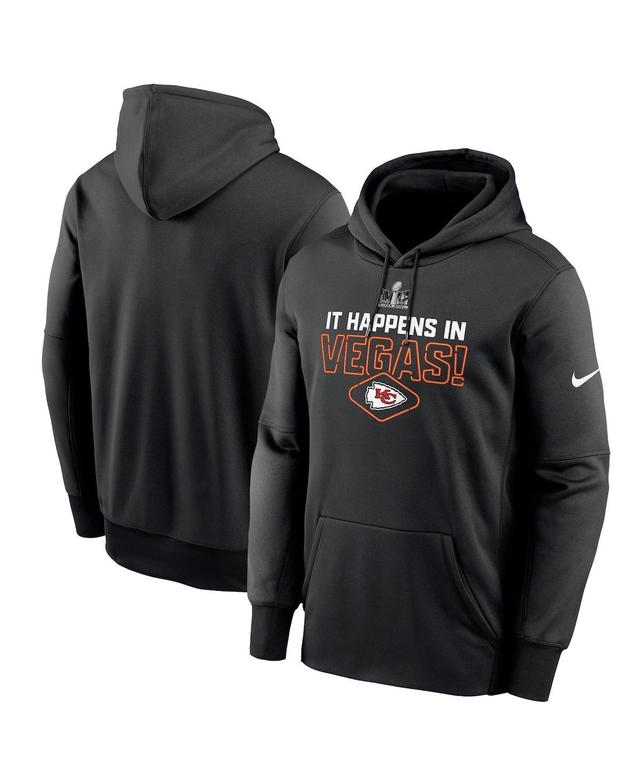 Mens Nike Black Kansas City Chiefs Super Bowl Lviii Lockup Pullover Hoodie Product Image