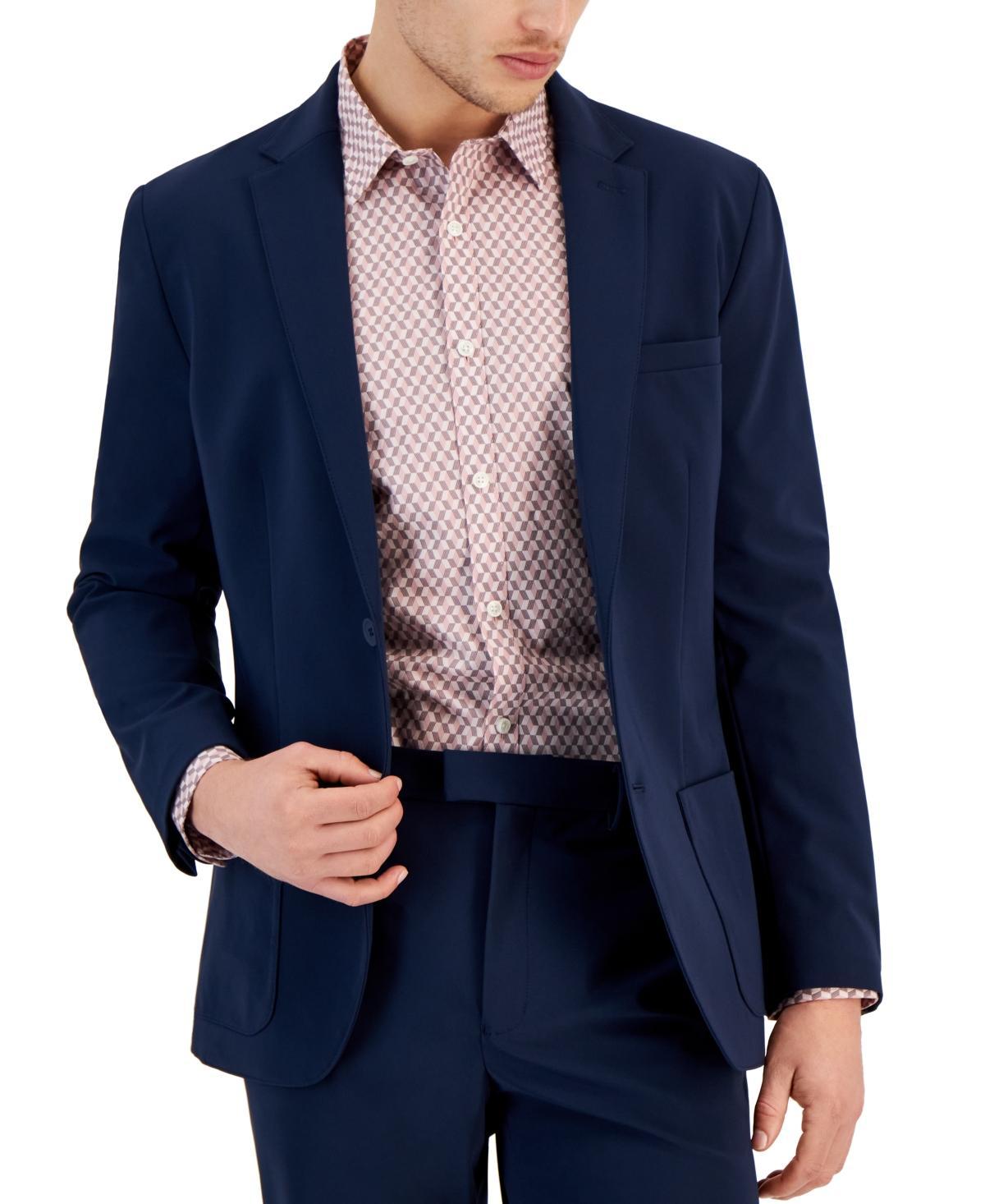 Alfani Mens Alfatech Notch Lapel Patch Pocket Blazer, Created for Macys Product Image