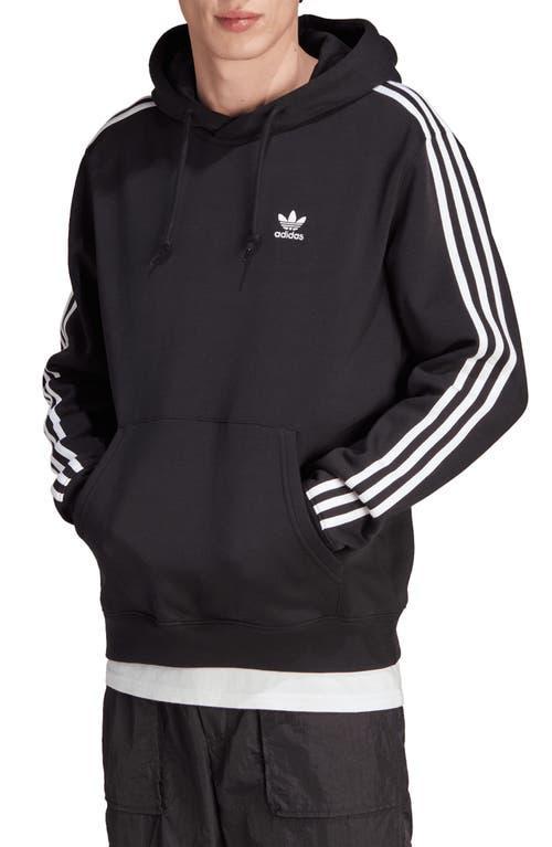 adidas Originals Mens adidas Originals 3 Stripe Fleece Hoodie - Mens Product Image