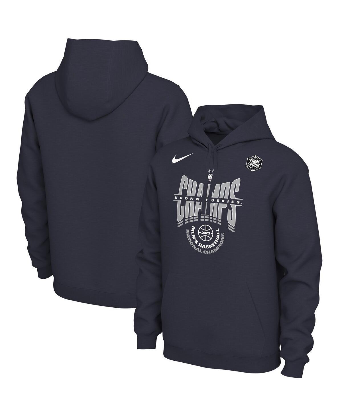 Mens Nike Navy UConn Huskies 2023 Ncaa Mens Basketball National Champions Locker Room Pullover Hoodie Product Image