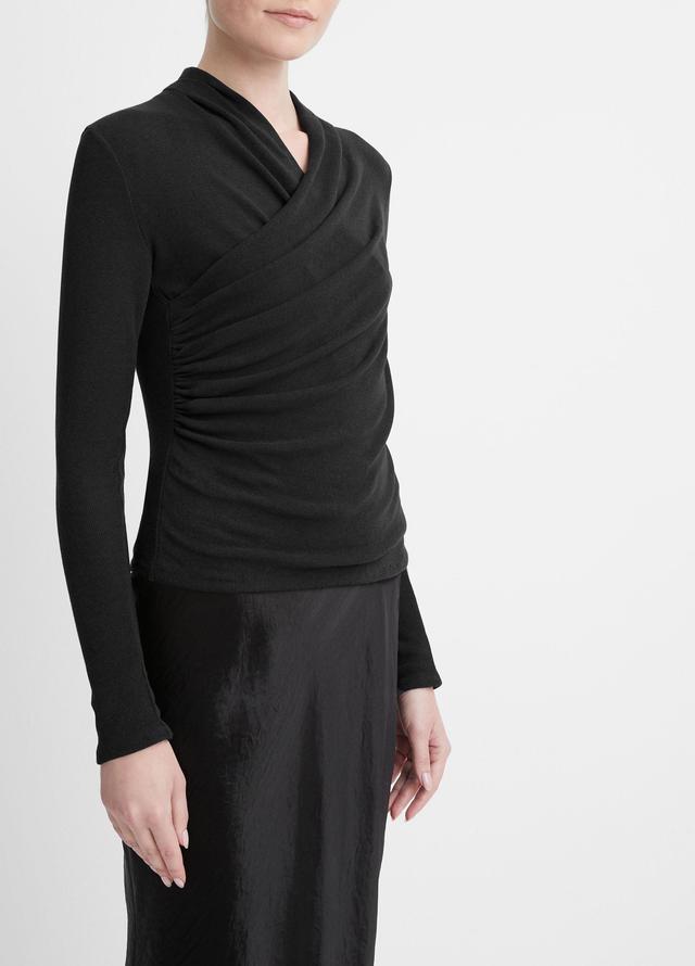 Fixed Wrap Long-Sleeve Top Product Image