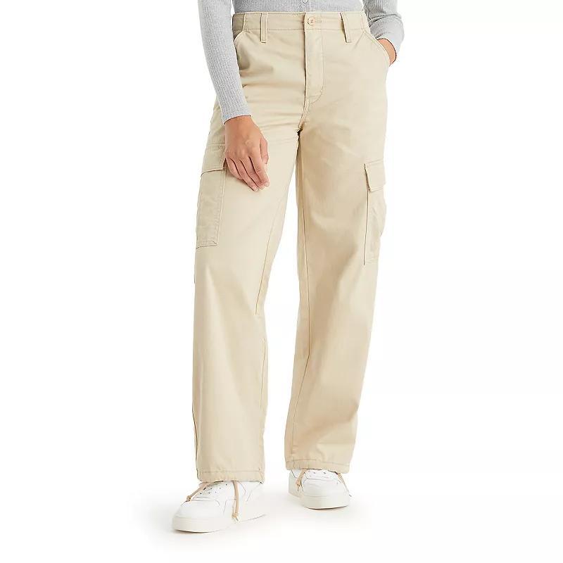 Womens Levis 94 Baggy Cargo Pants Rose Brown Product Image