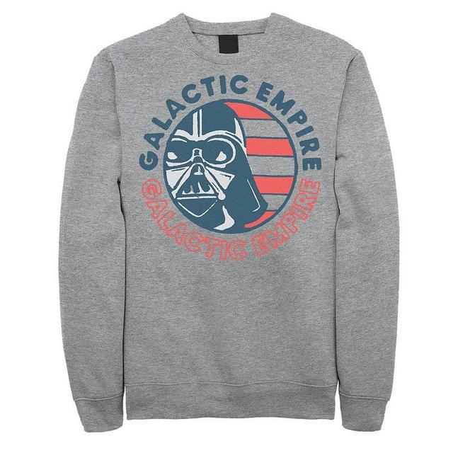 Mens Star Wars Vader Galactic Empire Sweatshirt Athletic Grey Product Image