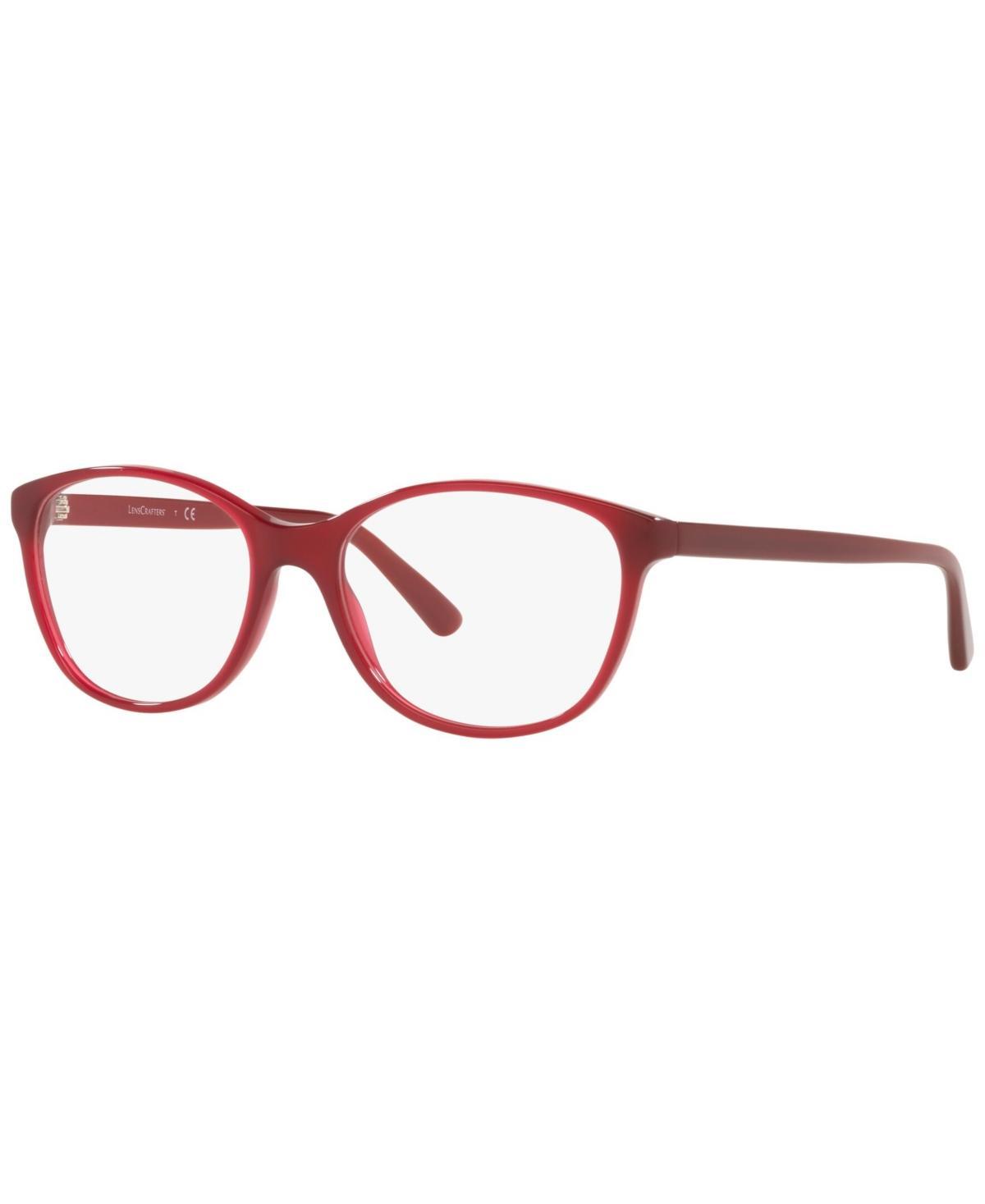 LensCrafters EC2008 Womens Cat Eye Eyeglasses - Shiny Havana Product Image