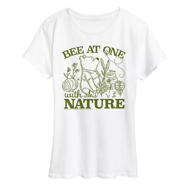 Disneys Winnie The Pooh Womens Nature Graphic Tee Brown Product Image