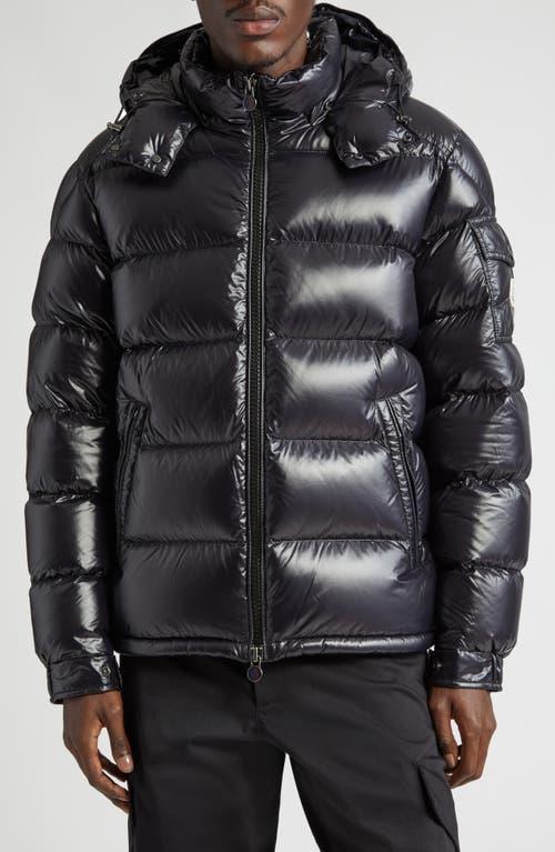 Moncler Maya Lacquered Nylon Down Jacket Product Image