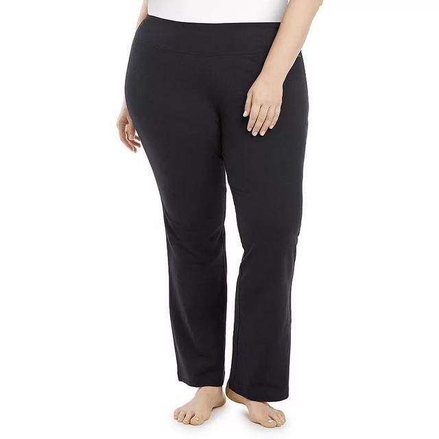 Plus Size Jockey Sport Slim Bootleg Pants, Womens Grey Product Image