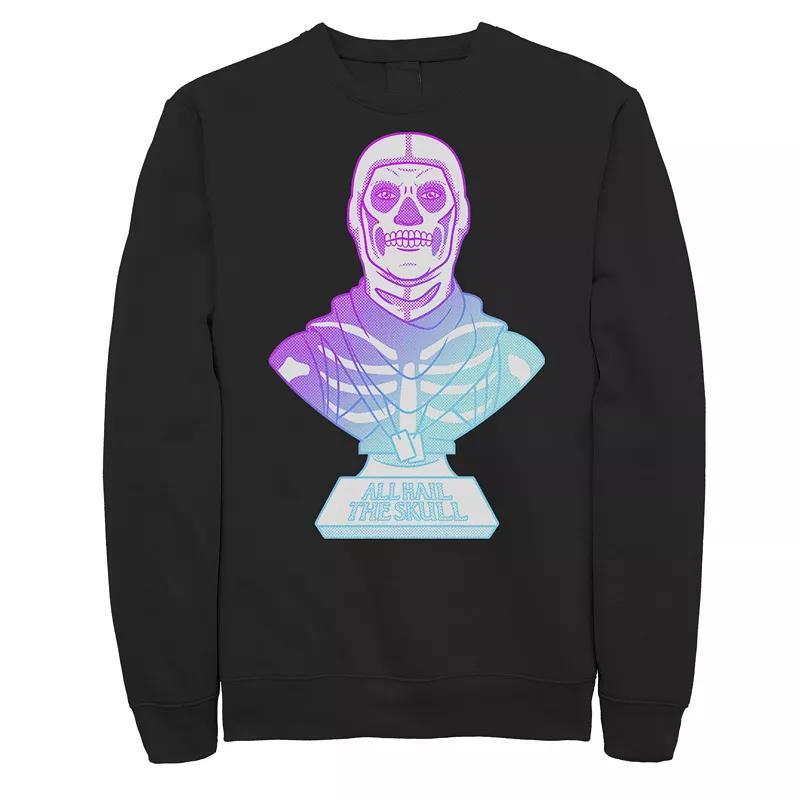 Mens Fortnite All Hail The Skull Sweatshirt Blue Product Image