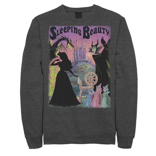 Mens Disney Sleeping Beauty Aurora Maleficent Poster Sweatshirt Product Image