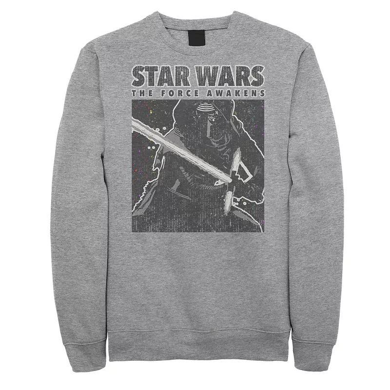 Mens Star Wars: The Force Awakens Kylo Ren Poster Sweatshirt Product Image