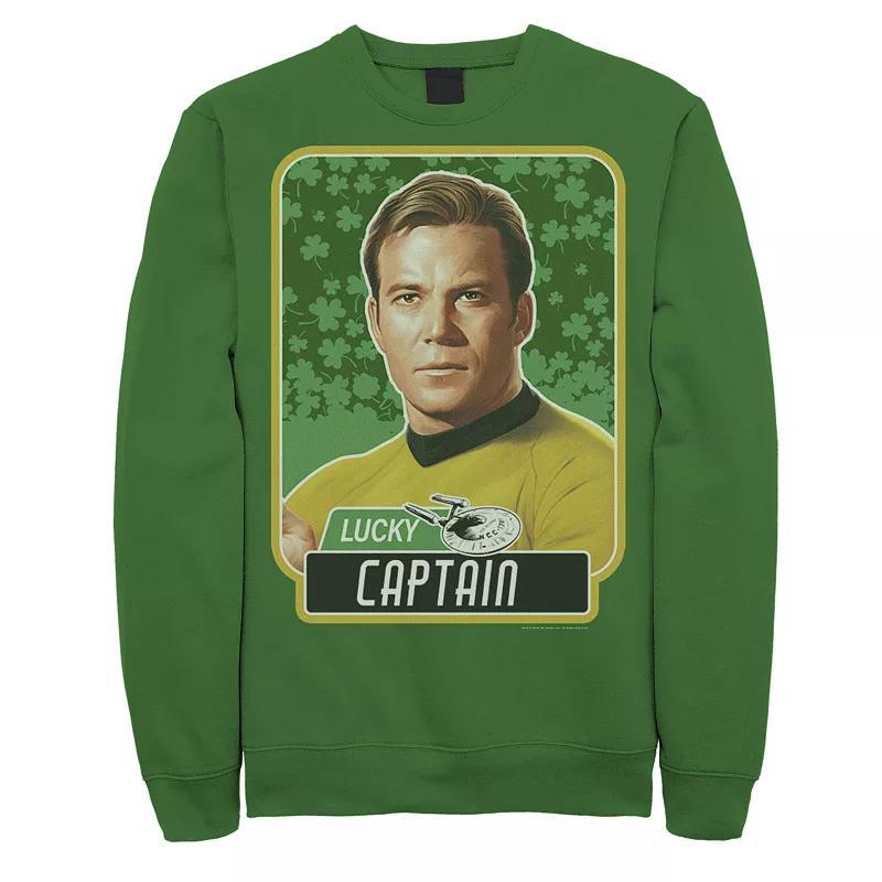 Mens Star Trek Next Generation St. Pattys Captain Sweatshirt Product Image