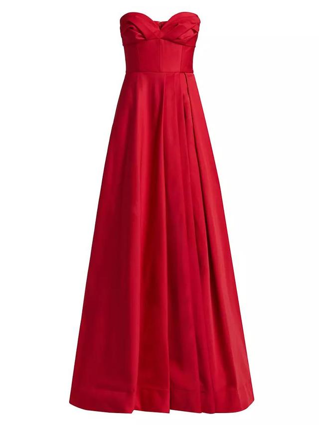 Sabine Strapless Fit & Flare Gown Product Image