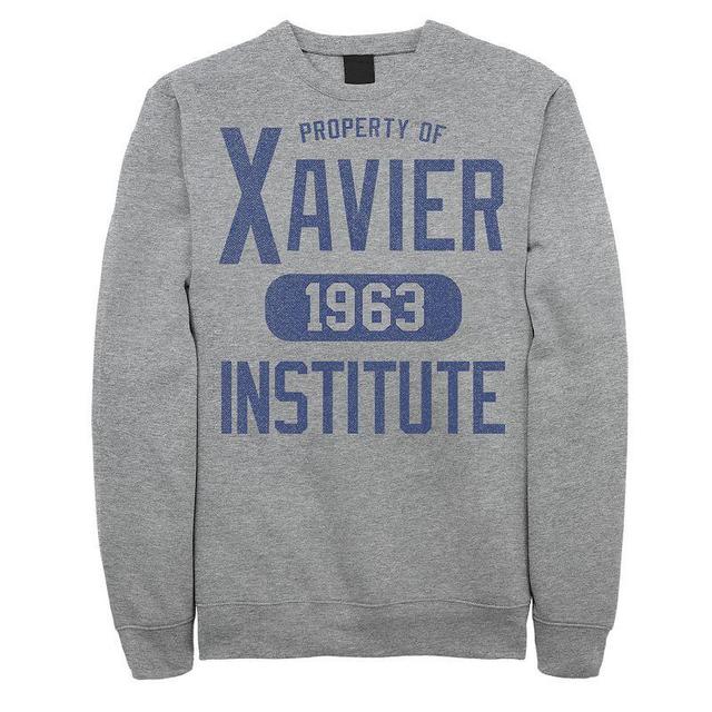 Mens Marvel X-Men Xavier Institute 1963 Campus Property Sweatshirt Grey Product Image