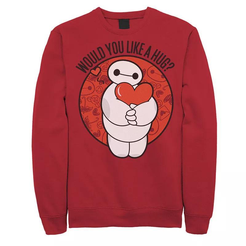 Disneys Big Hero 6 Baymax Mens Hug Valentines Sweatshirt Product Image