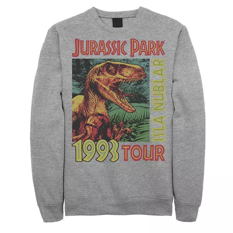 Mens Jurassic Park Isla Nublar 1993 Tour Poster Sweatshirt Product Image