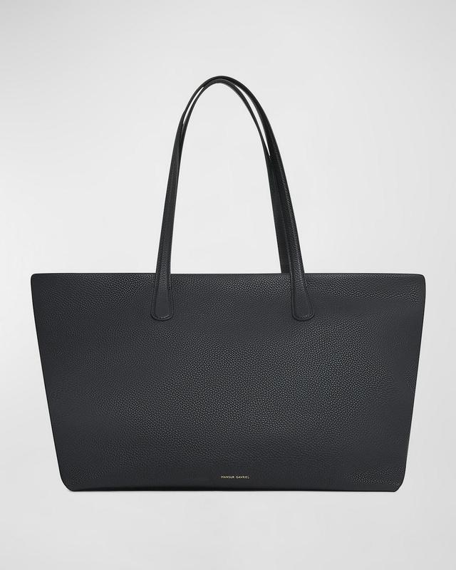 Womens Everyday Zip Pebbled-Leather Tote Bag Product Image