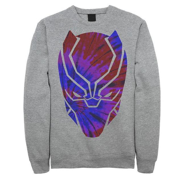 Mens Marvel Black Panther Colorful Fill Fleece Athletic Grey Product Image