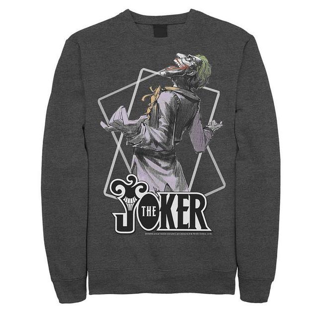 Mens DC Comics The Joker Laughing Maniac Portrait Sweatshirt Product Image