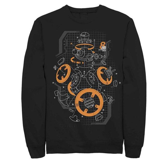 Mens Star Wars BB-8 Sweatshirt Black Product Image