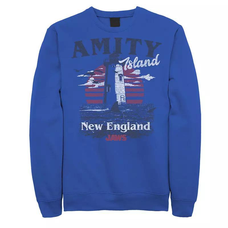 Mens Jaws Amity Island Lighthouse Destination Fleece Product Image