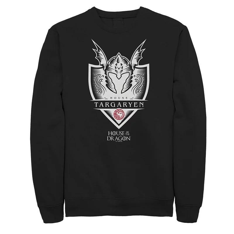 Big & Tall House Of The Dragon House Targaryen Shield Fleece Sweatshirt, Mens Product Image