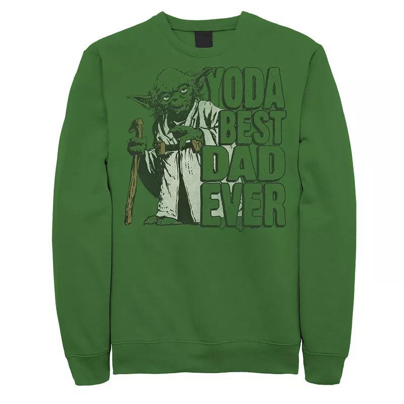 Mens Star Wars Yoda Best Dad Ever Awesome Father Sweatshirt Product Image