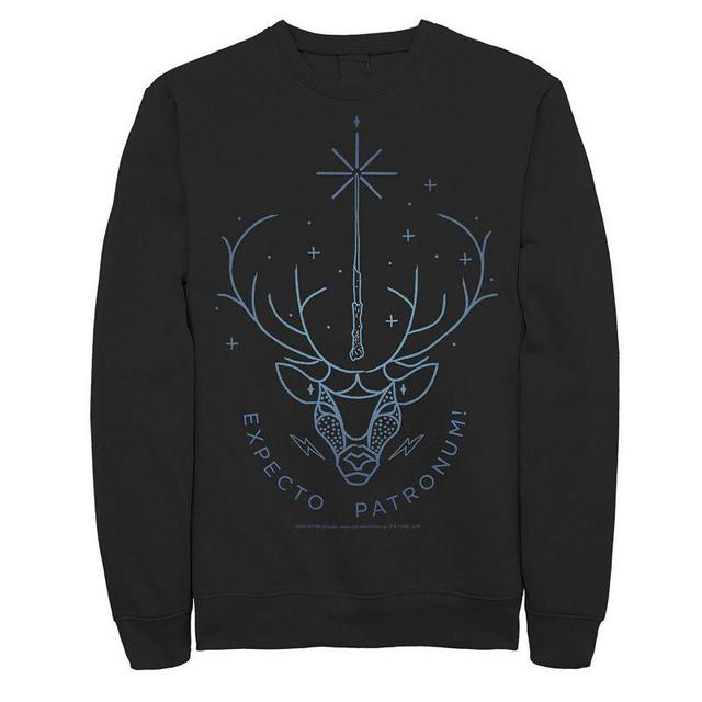 Mens Harry Potter Stag Fleece Pullover Product Image