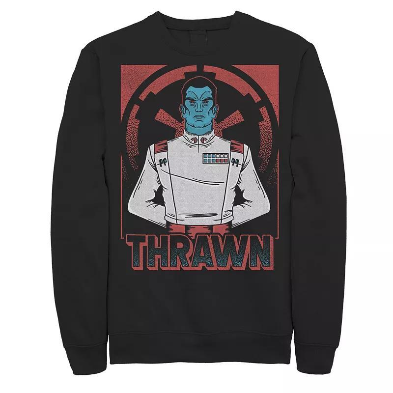 Mens Star Wars Grand Admiral Thrawn Poster Sweatshirt Product Image