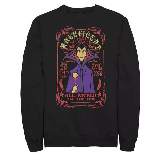 Big & Tall Disneys Maleficent Concert Style Poster Sweatshirt, Mens Product Image