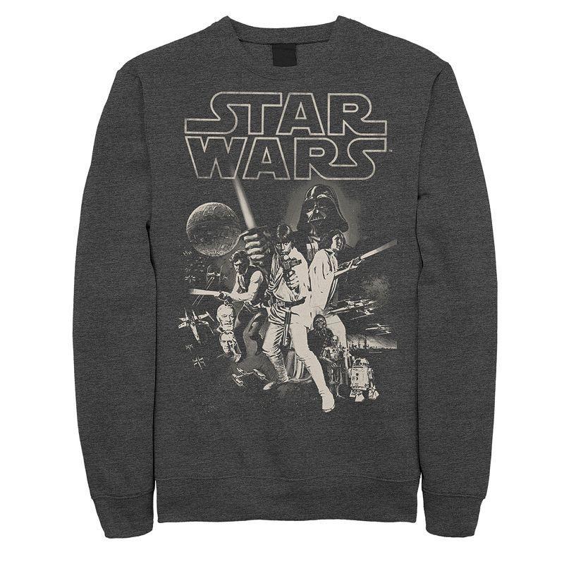 Mens Star Wars Classic Poster Sweatshirt Product Image