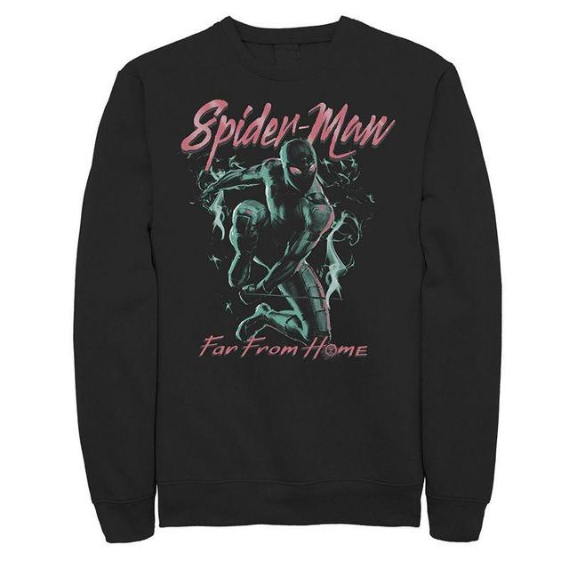 Mens Marvel Spider-Man: Far From Home Stealth Suit Dark Portrait Sweatshirt Product Image