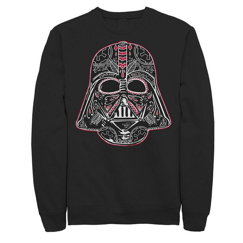 Mens Star Wars Yoda Best Dad Cartoon Yoda Sweatshirt Black Product Image