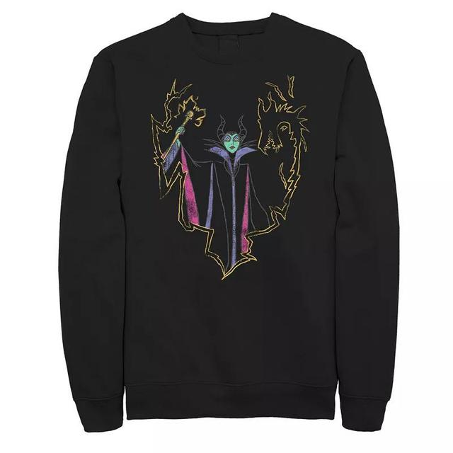 Disneys Maleficent Big & Tall Line Art Portrait Graphic Fleece, Mens Product Image