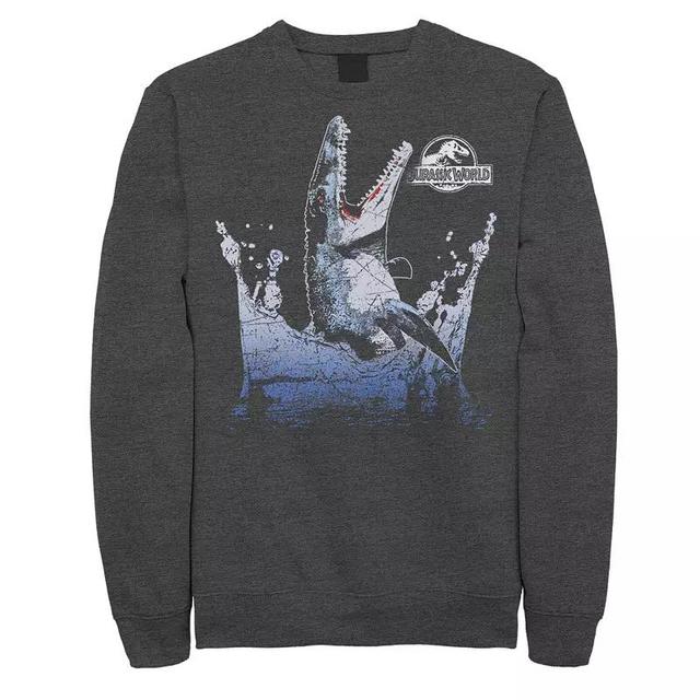 Mens Jurassic World Aquatic Dinosaur Splash Sweatshirt Blue Product Image