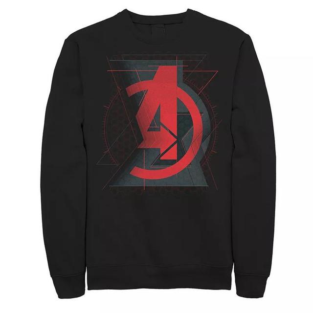 Mens Marvel Widow Avengers Logo Fill Sweatshirt Product Image