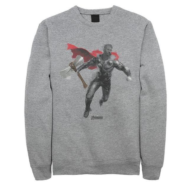 Mens Avengers Endgame Thor Pullover Med Grey Product Image