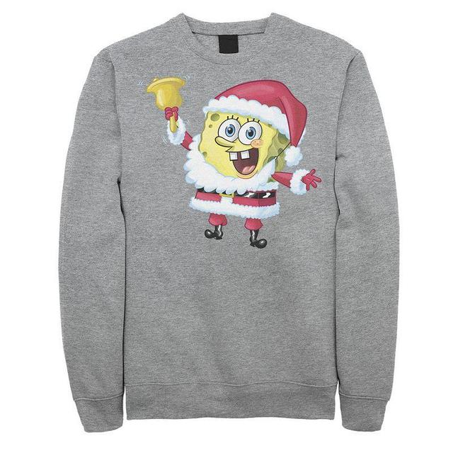 Mens Nickelodeon SpongeBob SquarePants Santa Claus Sweatshirt Product Image