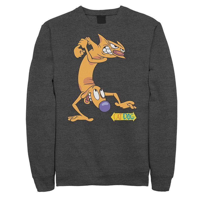 Mens Nickelodeon CatDog Tough Guys Sweatshirt, Mens Blue Product Image