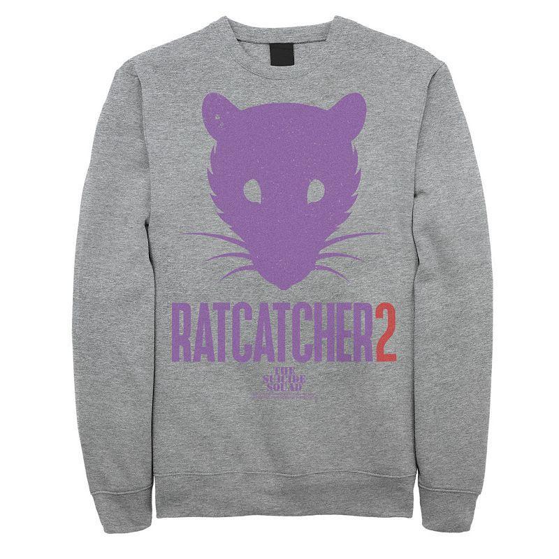 Mens The Suicide Squad Ratcatcher 2 Logo Sweatshirt Athletic Grey Product Image