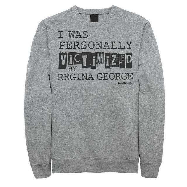 Mens Mean Girls Personally Victimized By Regina Sweatshirt Athletic Grey Product Image