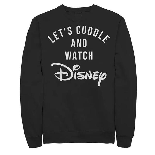 Disneys Lets Cuddle Logo Mens Sweatshirt Product Image