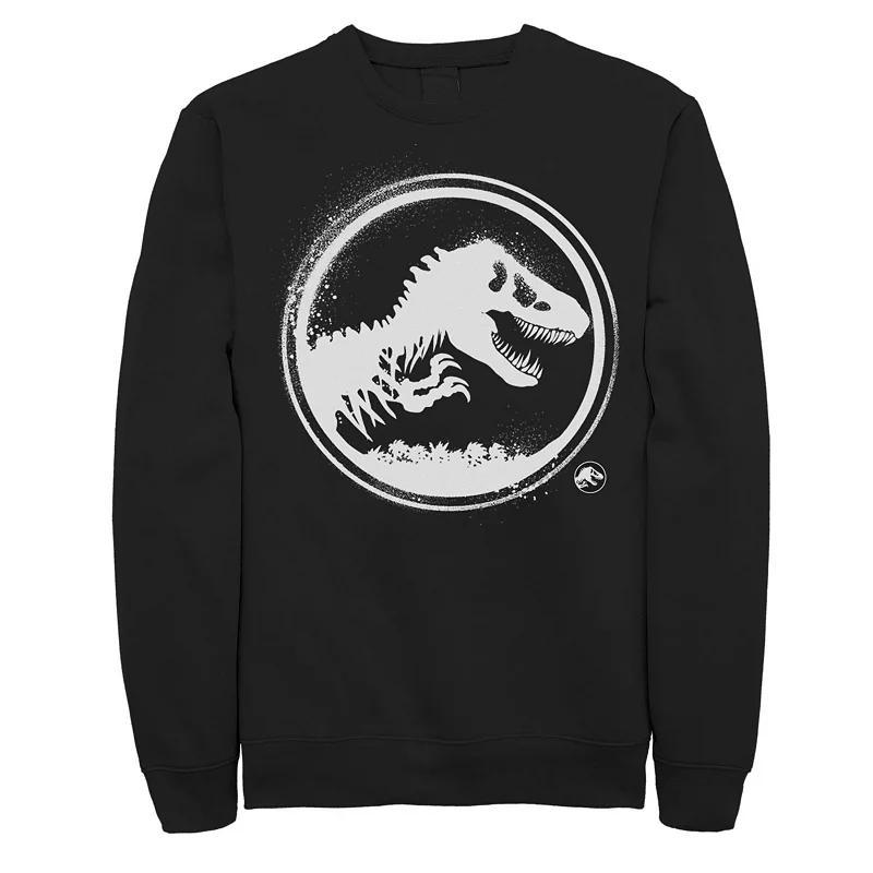 Mens Jurassic World: Fallen Kingdom Paint Splatter Logo Sweatshirt Blue Product Image