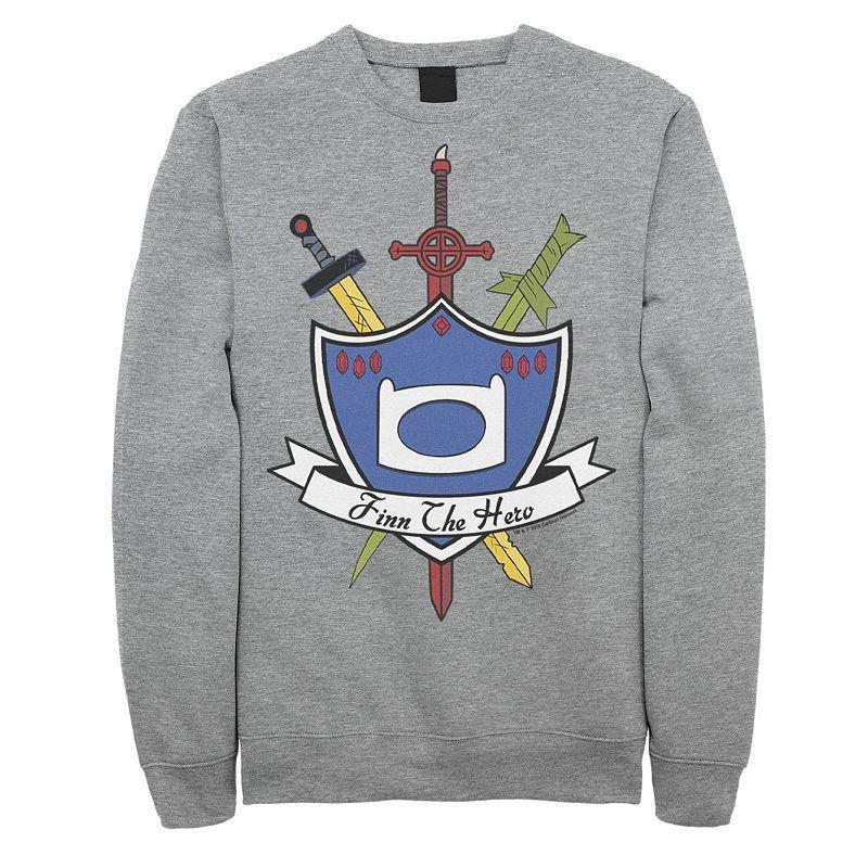 Mens Cartoon Network Adventure Time Finn The Hero Sweatshirt Product Image