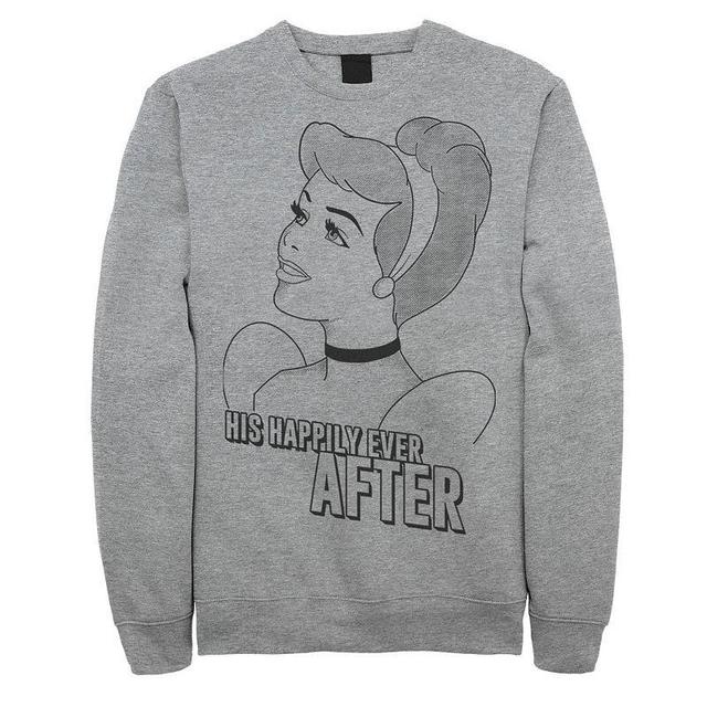 Disneys Cinderella His Happily Ever After Mens Sweatshirt Athletic Grey Product Image