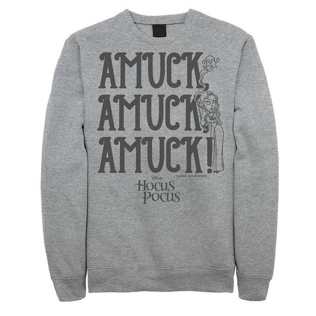 Disneys Hocus Pocus Amuck Amuck Amuck Mens Sweatshirt Athletic Grey Product Image