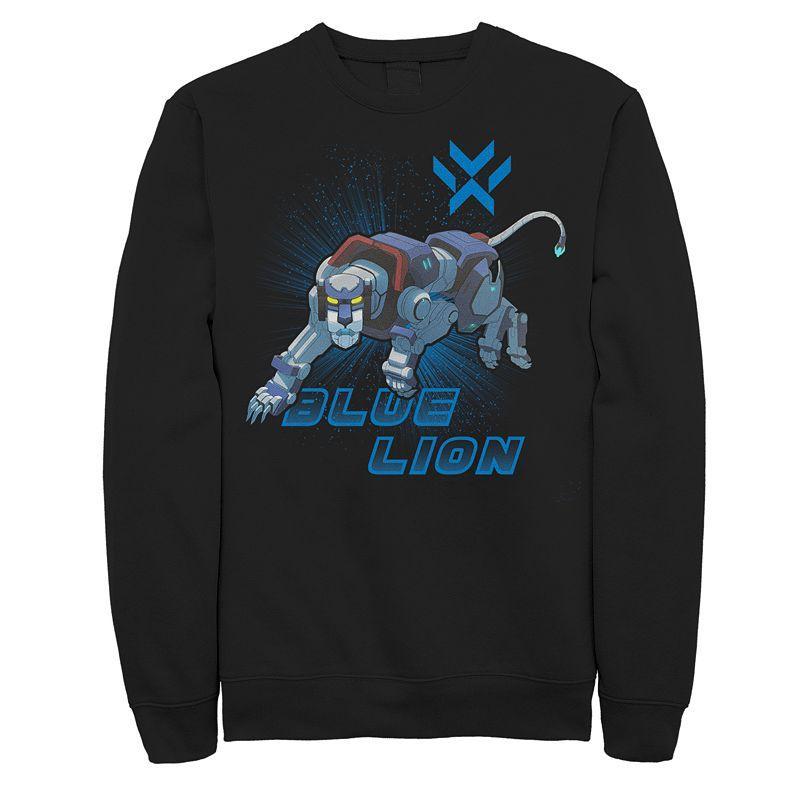 Mens Voltron Legendary Defender Blue Lion Crew Sweatshirt Product Image