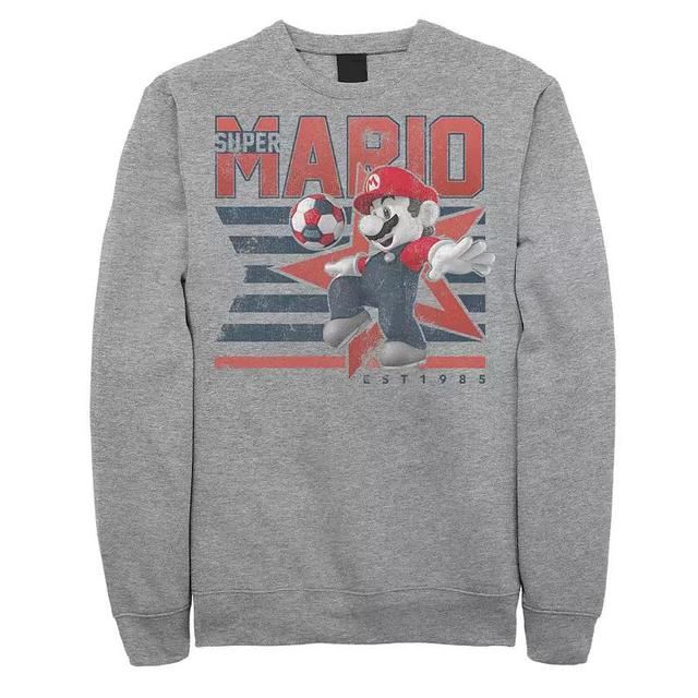 Mens Marvel Comics M Logo Sweatshirt Athletic Grey Product Image