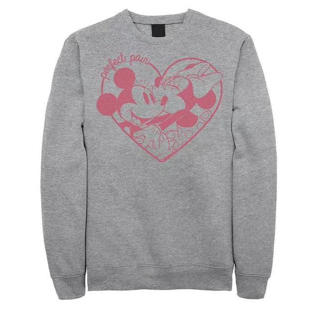 Mens Dinsey Mickey Mouse Perfect Pair Sweatshirt Athletic Grey Product Image