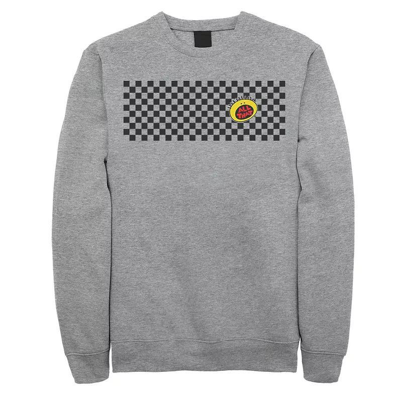 Mens Fast Times At Ridgemont High Black Checkers Logo Sweatshirt Med Grey Product Image