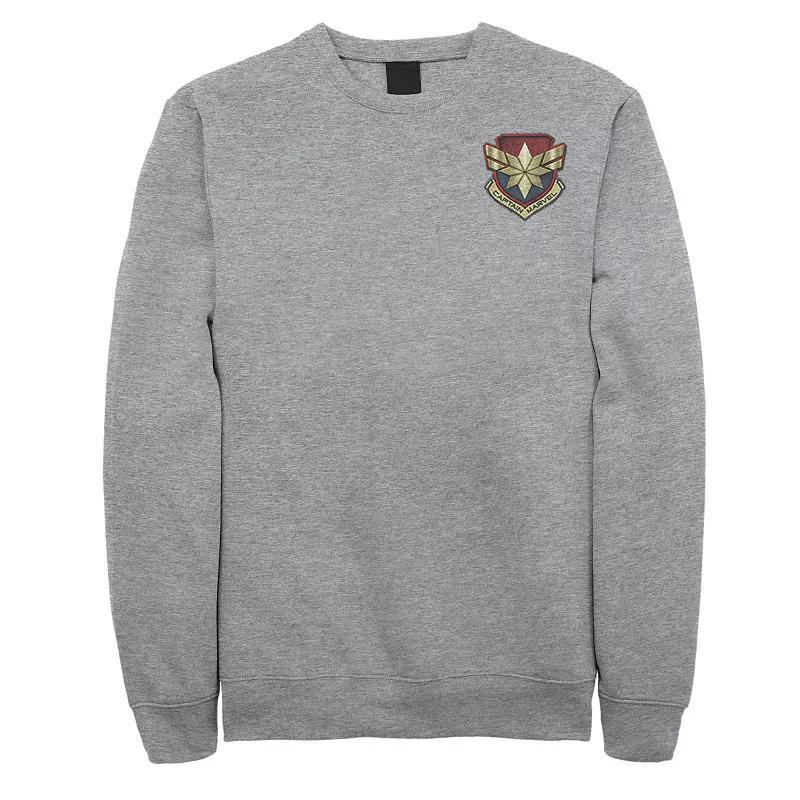 Mens Marvel Captain Marvel Movie Sweatshirt Athletic Grey Product Image